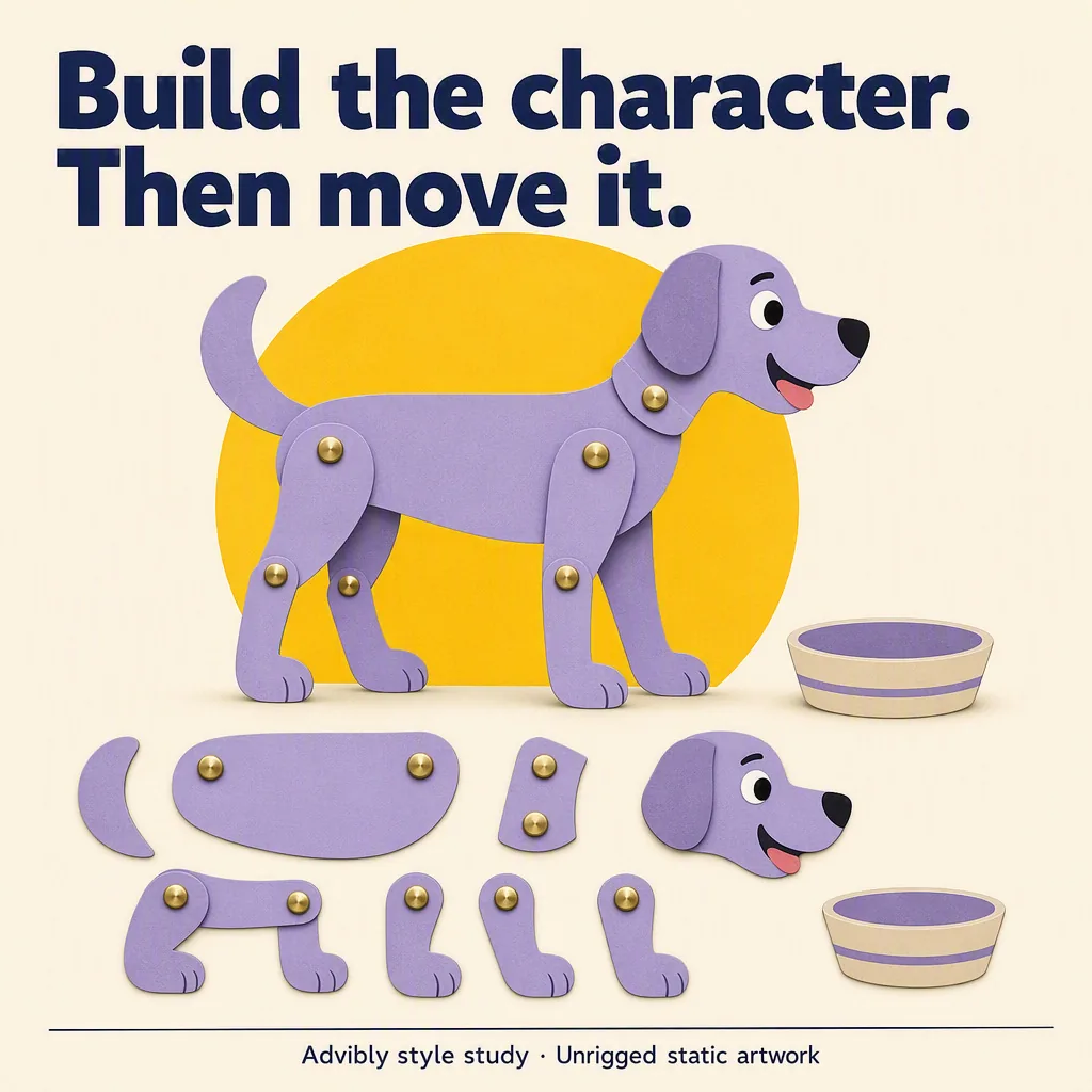 Advibly-generated editorial concept: cutout articulated; not a customer campaign.